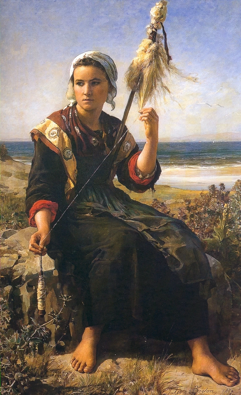 La filatrice di lino, 1872